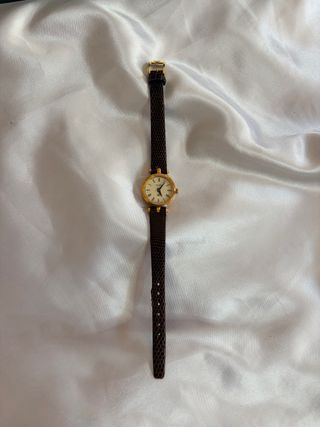 Reloj Gucci Años 80 Oro y Marrón