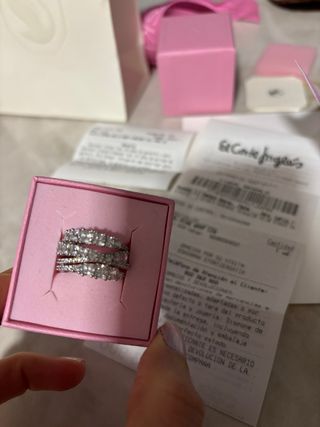 Anillo Swarovski Cristales Nuevo con Factura