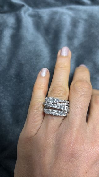 Anillo Swarovski Cristales Nuevo con Factura