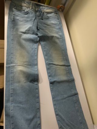 Pantalón G-Star Mujer Azul