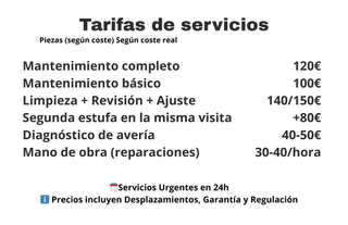 REPARACIÓN ESTUFA PELLET