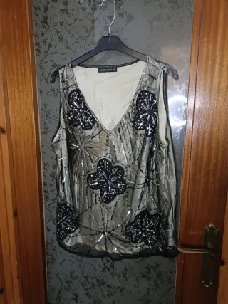 Conjunto MAITE GOMEZ negro y dorado