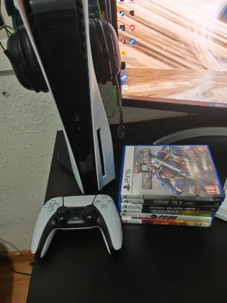 Consola PS5 1TB + 6 Juegos