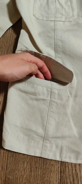 Giacca Sahariana color ecru da ragazza 1983