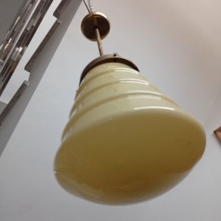 ANTIGUA LÁMPRA PLAFON OPALINA