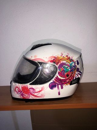 Casco de moto integral SHIRO blanco
