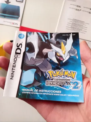Pokémon Negro 2 Manuales y VIP Originales