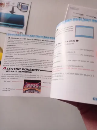 Pokémon Negro 2 Manuales y VIP Originales