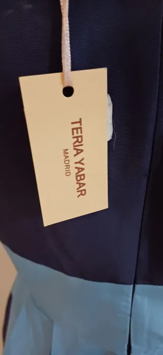 Vestido TERIA YABART azul