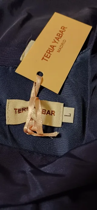 Vestido TERIA YABART azul