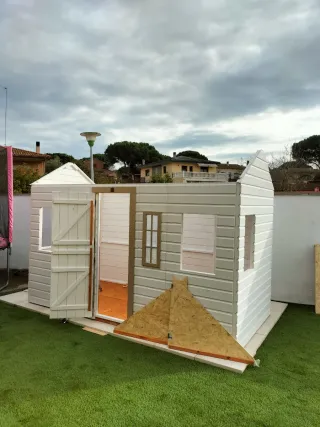 MONTAJE DE CASETAS DE JARDÍN