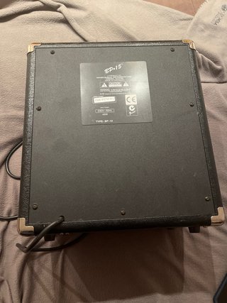 Fender squier para bajo, ampli de 15 watts