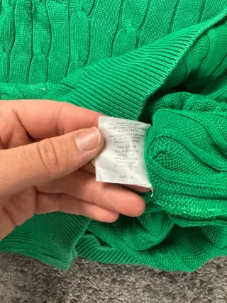 ¡¡OFERTA!! Talla L Jersey Gant Verde Trenzado