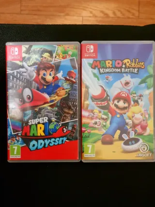 Juegos Nintendo Switch: Mario Odyssey y Rabbids