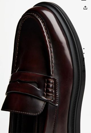 Mocasines marrones Bershka