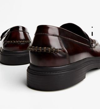 Mocasines marrones Bershka