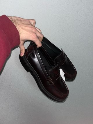 Mocasines marrones Bershka