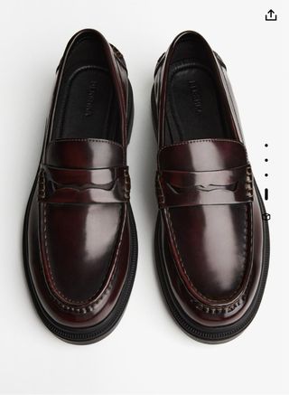 Mocasines marrones Bershka