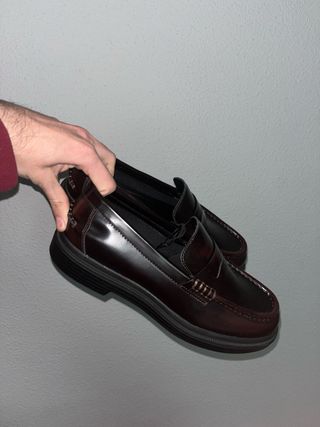 Mocasines marrones Bershka