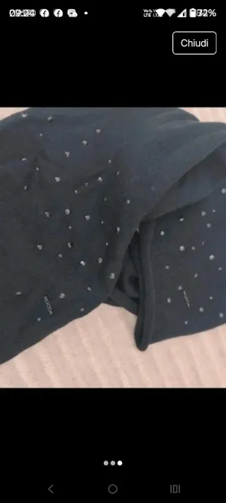 Set Sciarpa e Cappello Neri