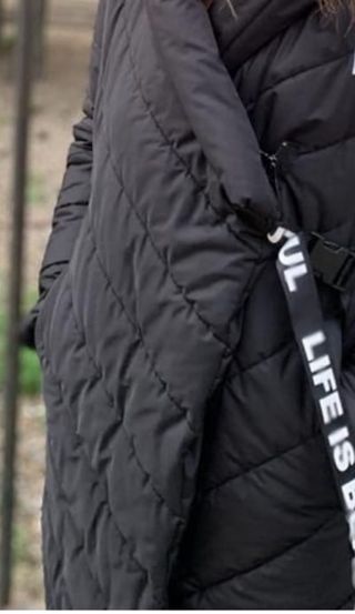 Abrigo acolchado verde oliva