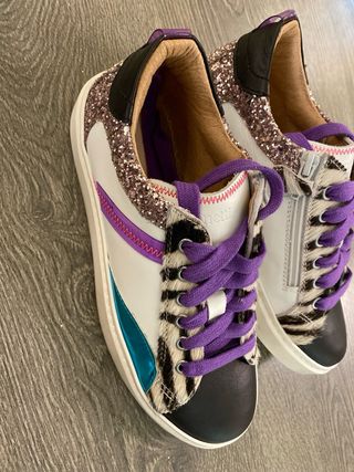 Sneakers Dianetti n.33 con cavallino