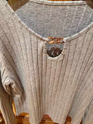 Jersey lana gris sin estrenar talla única