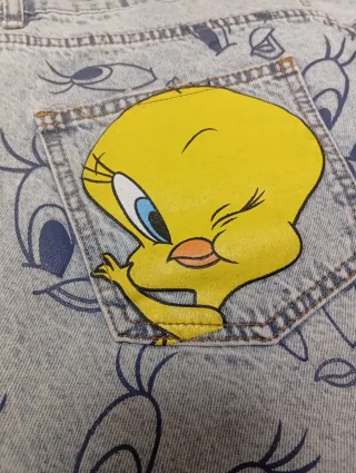 Falda vaquera Desigual XL Looney Tunes