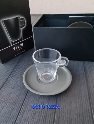 Set 6 Tazzine Caffè + Piattini Nespresso