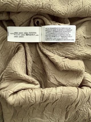 Vestido midi de Zara corte tipo Kaftán. Talla L