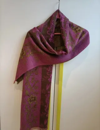 Sciarpa Foulard Donna Viscosa con Fiori