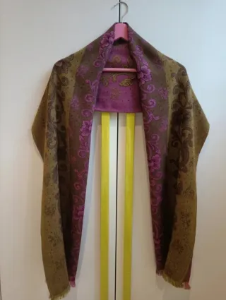 Sciarpa Foulard Donna Viscosa con Fiori