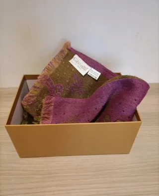 Sciarpa Foulard Donna Viscosa con Fiori