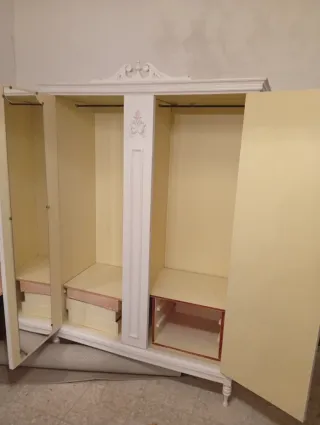 Armario antiguo 2 puertas madera