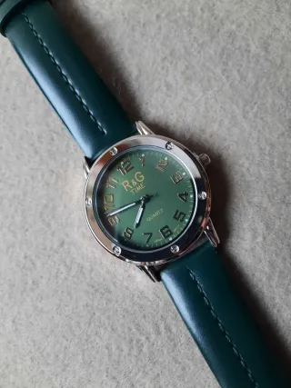 Orologio R&G TIME donna verde e argento