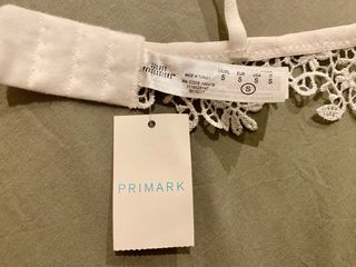 Sujetador encaje blanco nuevo con etiqueta