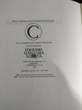 La Historia Interminable/the Neverending Story