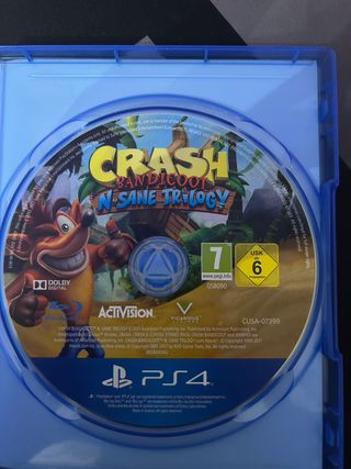 Crash Bandicoot N. Sane Trilogy PS4