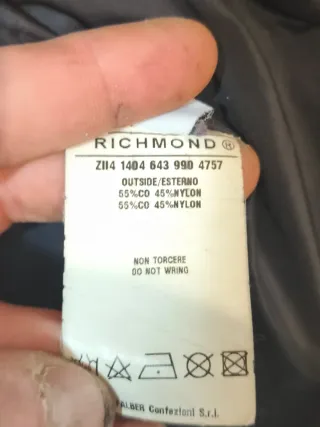 Giaccone uomo Richmond nero