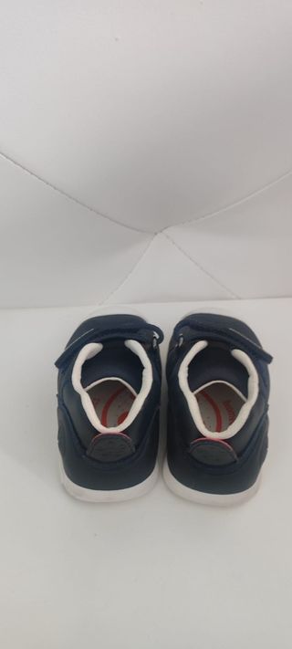 Zapatos Biomecanics niño azul y rojo talla 19