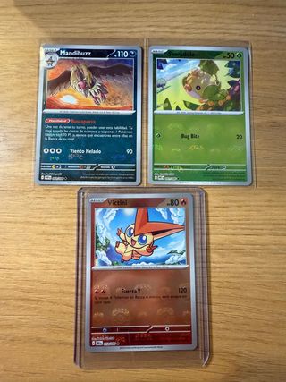 Lote cartas Pokémon Masterball holo | Victini