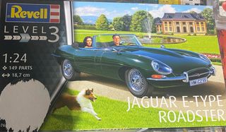 Maqueta Revell Jaguar E-Type Roadster 1:24