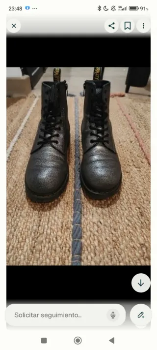 Botas Dr. Martens glitter