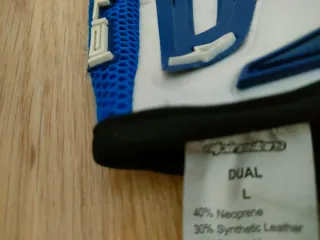 Guantes Motocross Alpinestars Azul Blanco