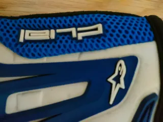 Guantes Motocross Alpinestars Azul Blanco