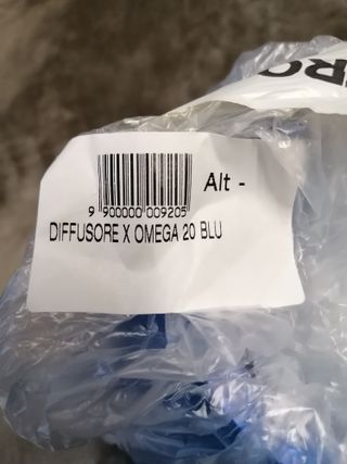 Lampada da tavolo Omega T20 blu