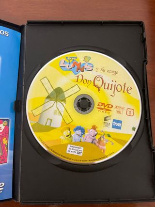 DVD Los Lunnis y Don Quijote