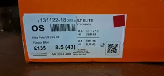 Zapatillas Clavos Nike Azules Blancas