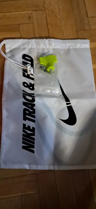 Zapatillas Clavos Nike Azules Blancas