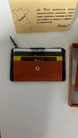 Cartera Pielini Marrón Multicolor